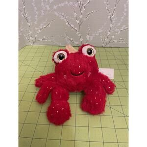 Walmart Hermit Crab Plush Stuffed Animal Red 8” In Shell